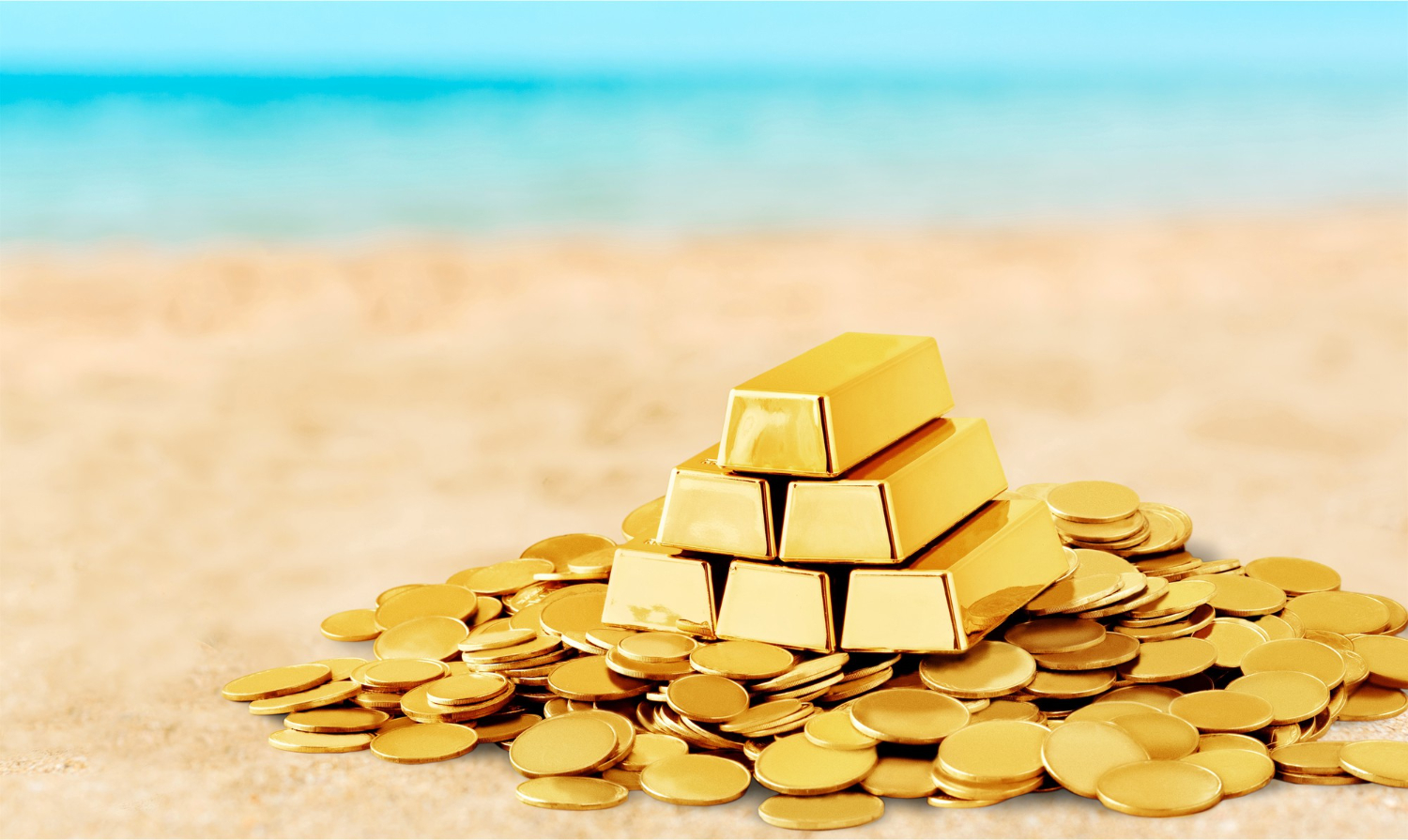 coins and bars